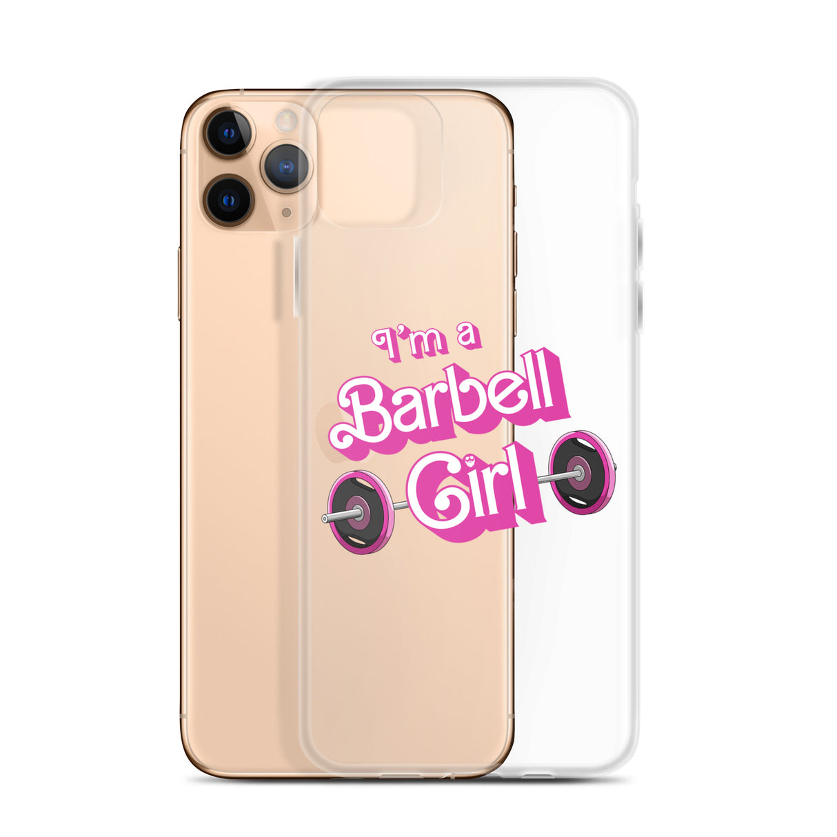 I'm a Barbell Girl iPhone Case