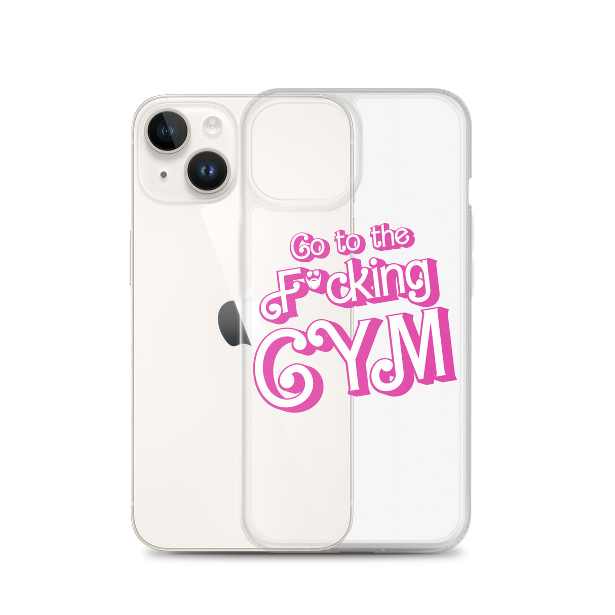 Go To The F*cking Gym (Barbie) Clear Case for iPhone®