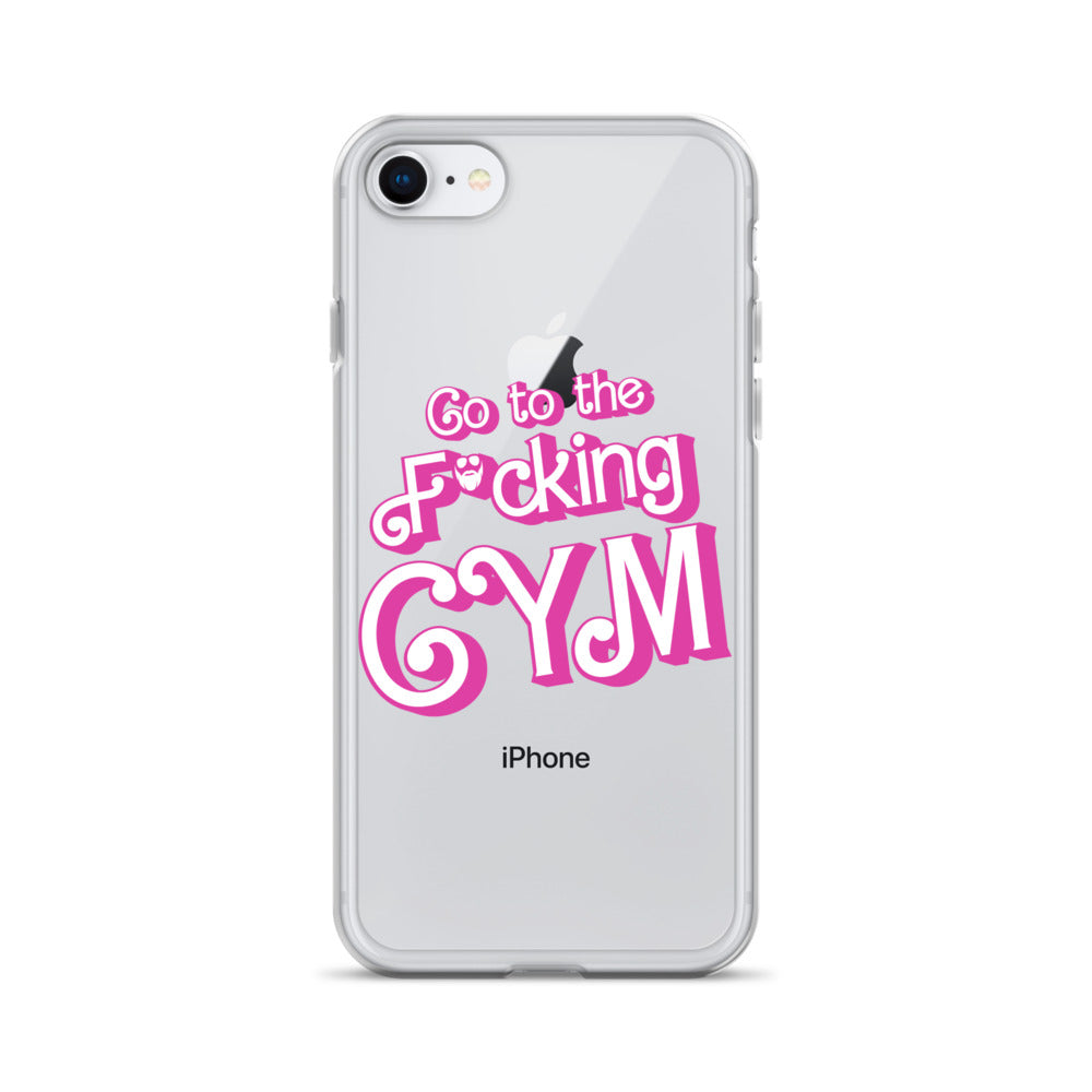 Go To The F*cking Gym (Barbie) Clear Case for iPhone®