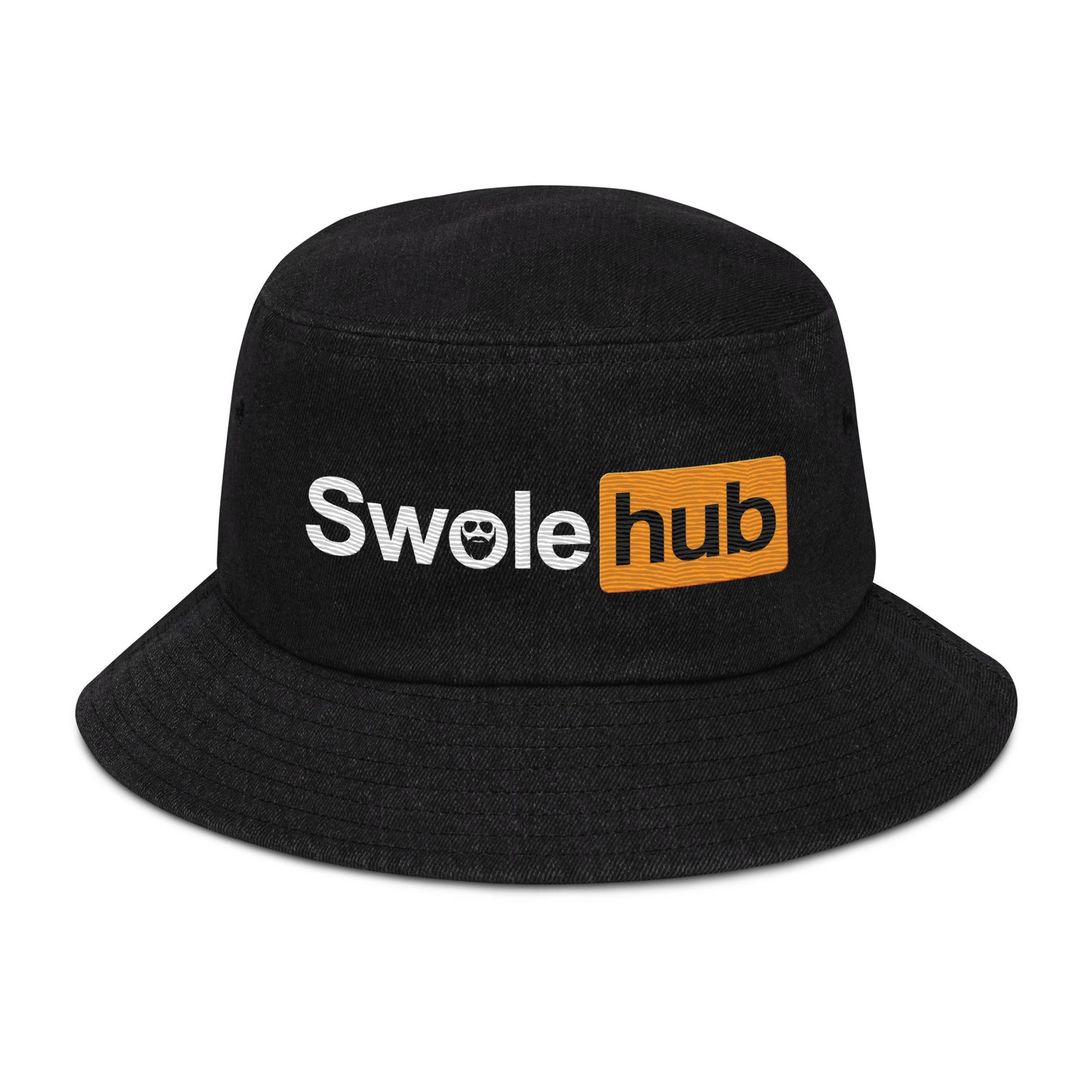 Swole Hub Denim Bucket Hat