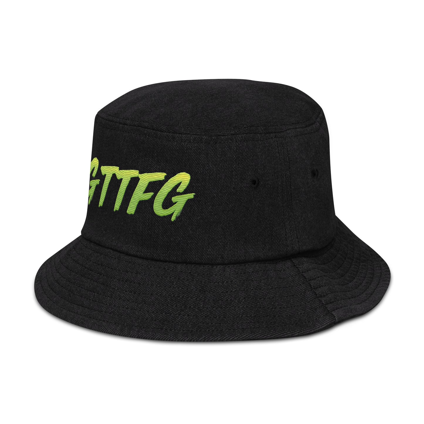 GTTFG Green Denim Bucket Hat