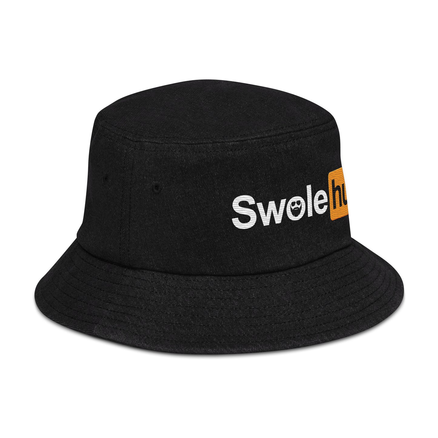Swole Hub Denim Bucket Hat