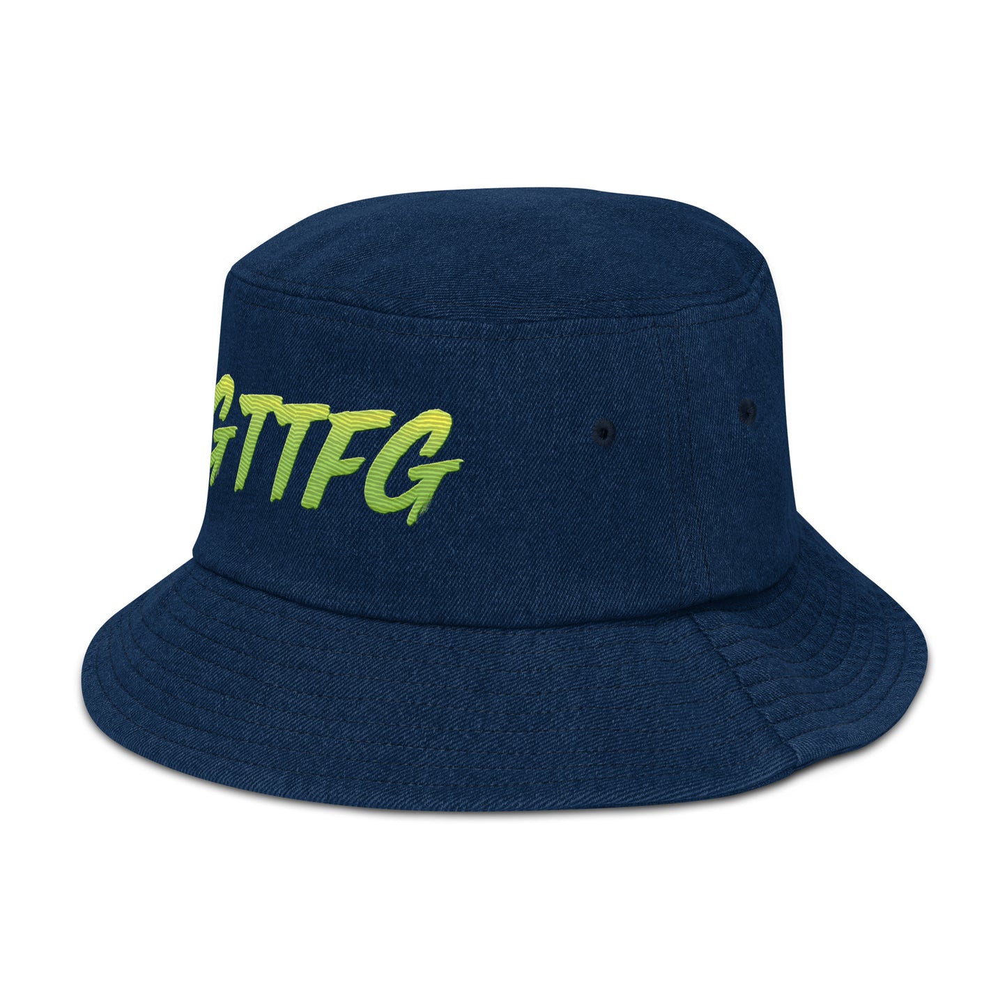 GTTFG Green Denim Bucket Hat