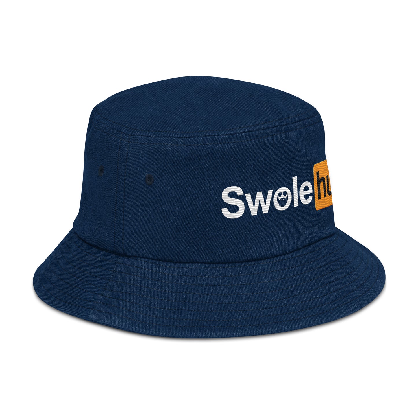 Swole Hub Denim Bucket Hat