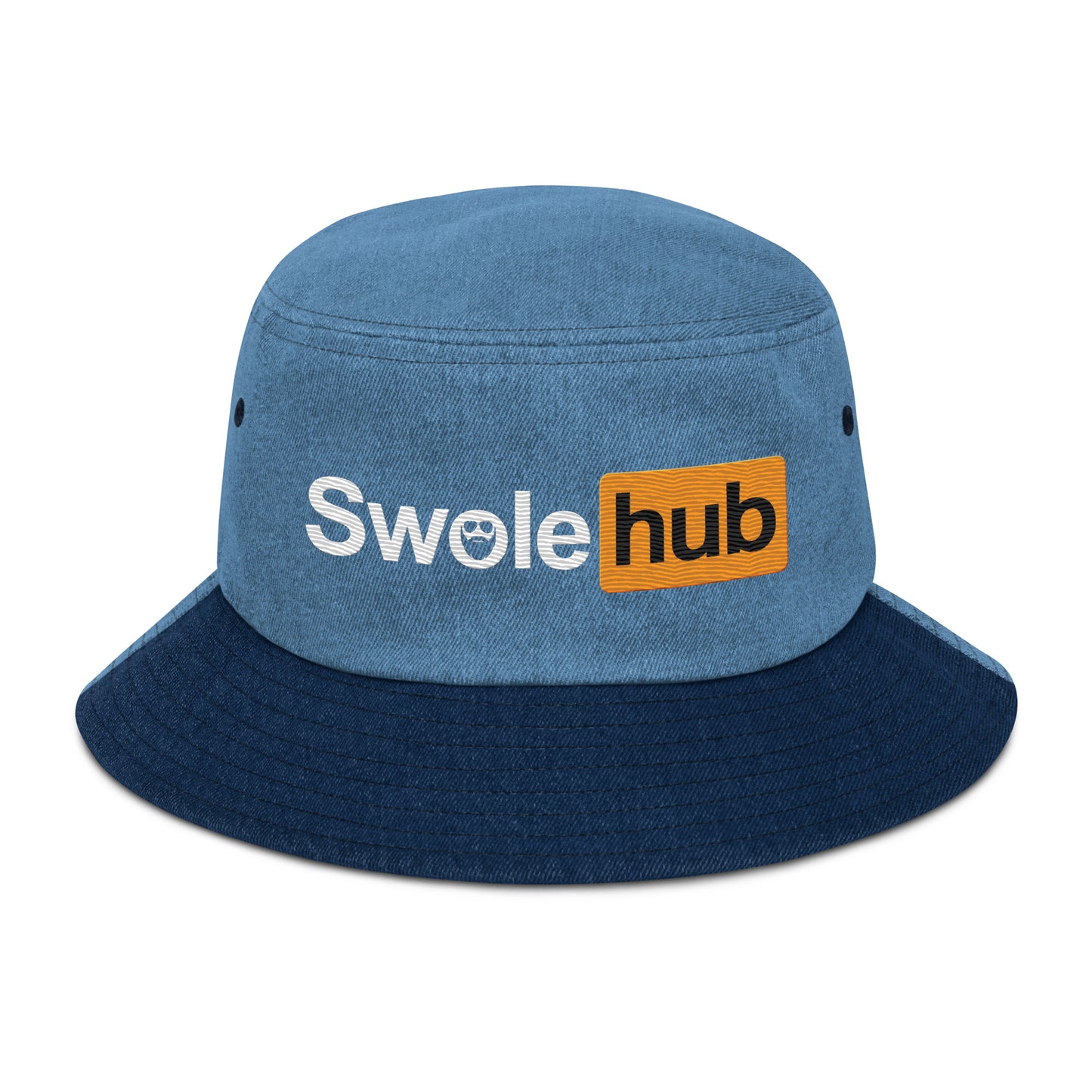 Swole Hub Denim Bucket Hat