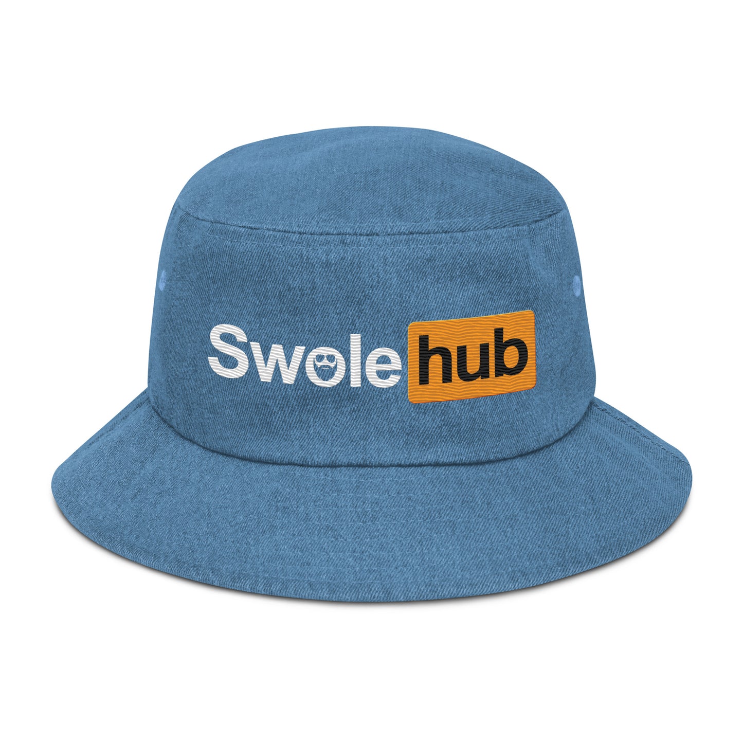 Swole Hub Denim Bucket Hat