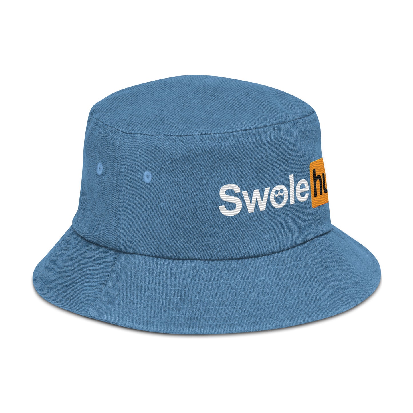 Swole Hub Denim Bucket Hat