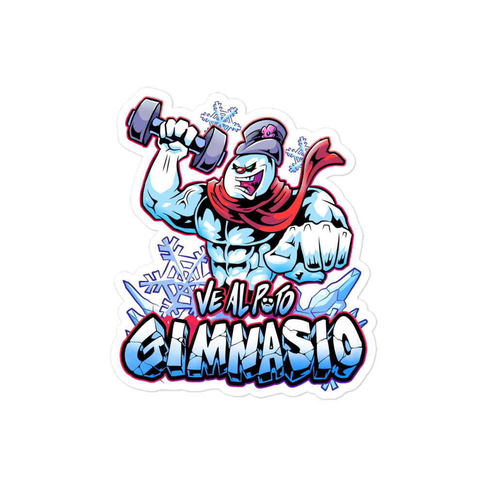 Frosty Ve Al Puto Gimnasio Sticker