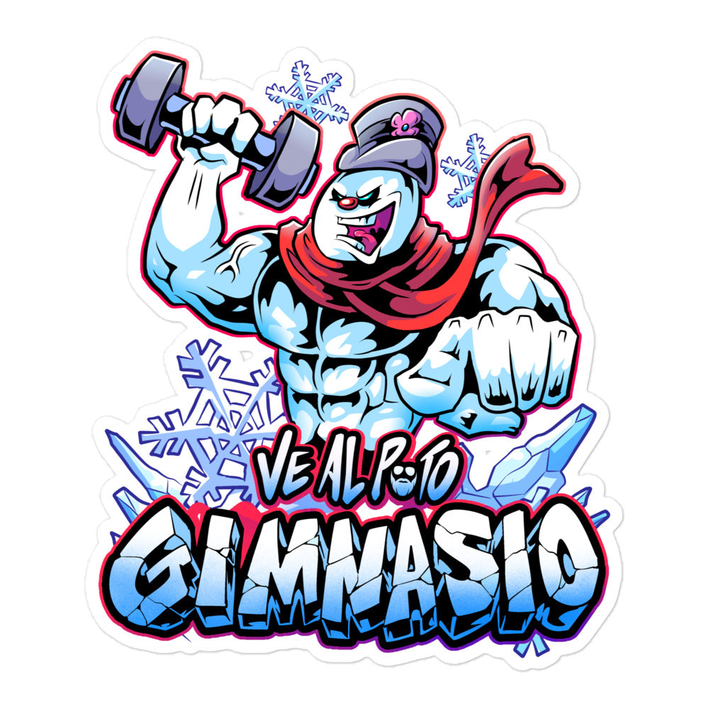 Frosty Ve Al Puto Gimnasio Sticker
