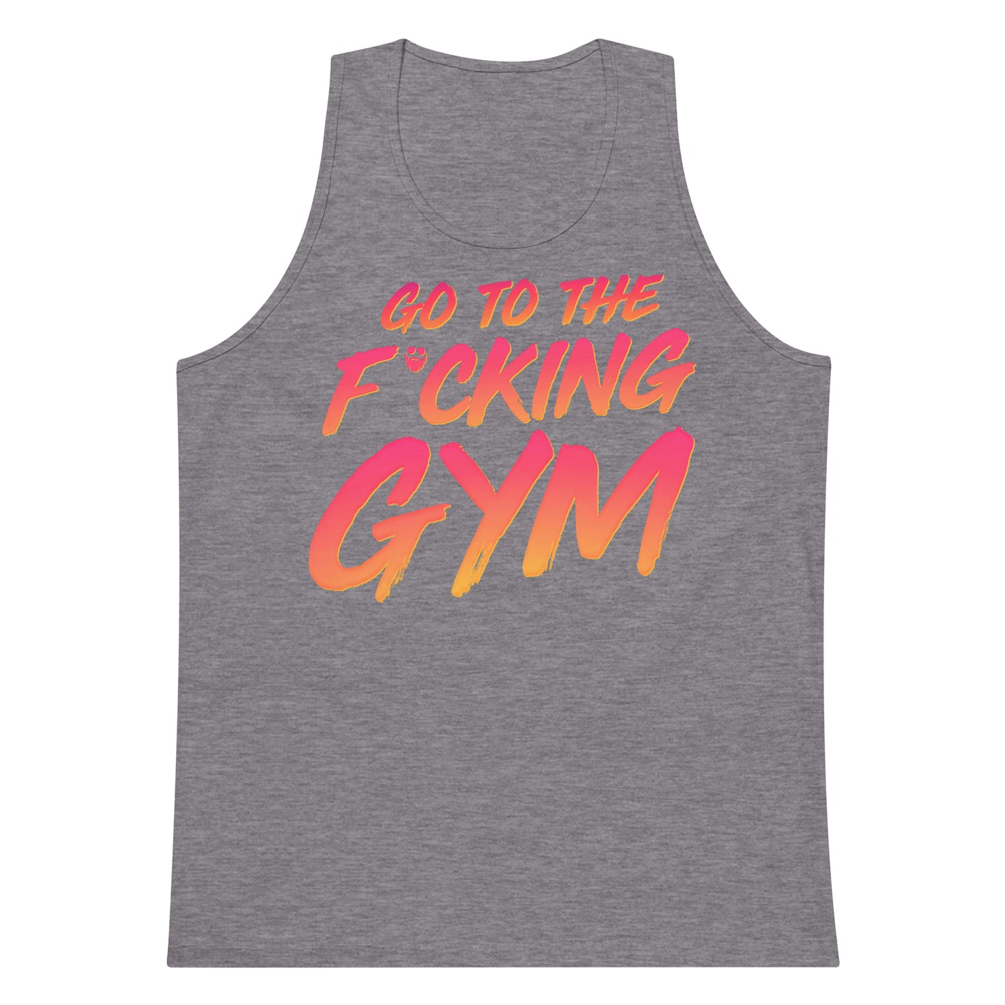Go To The F*cking Gym Sunset Premium Tank Top