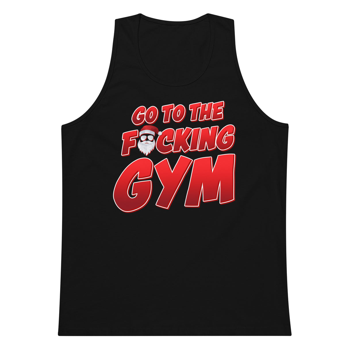 Go To The F*cking Gym Santa Premium Tank Top