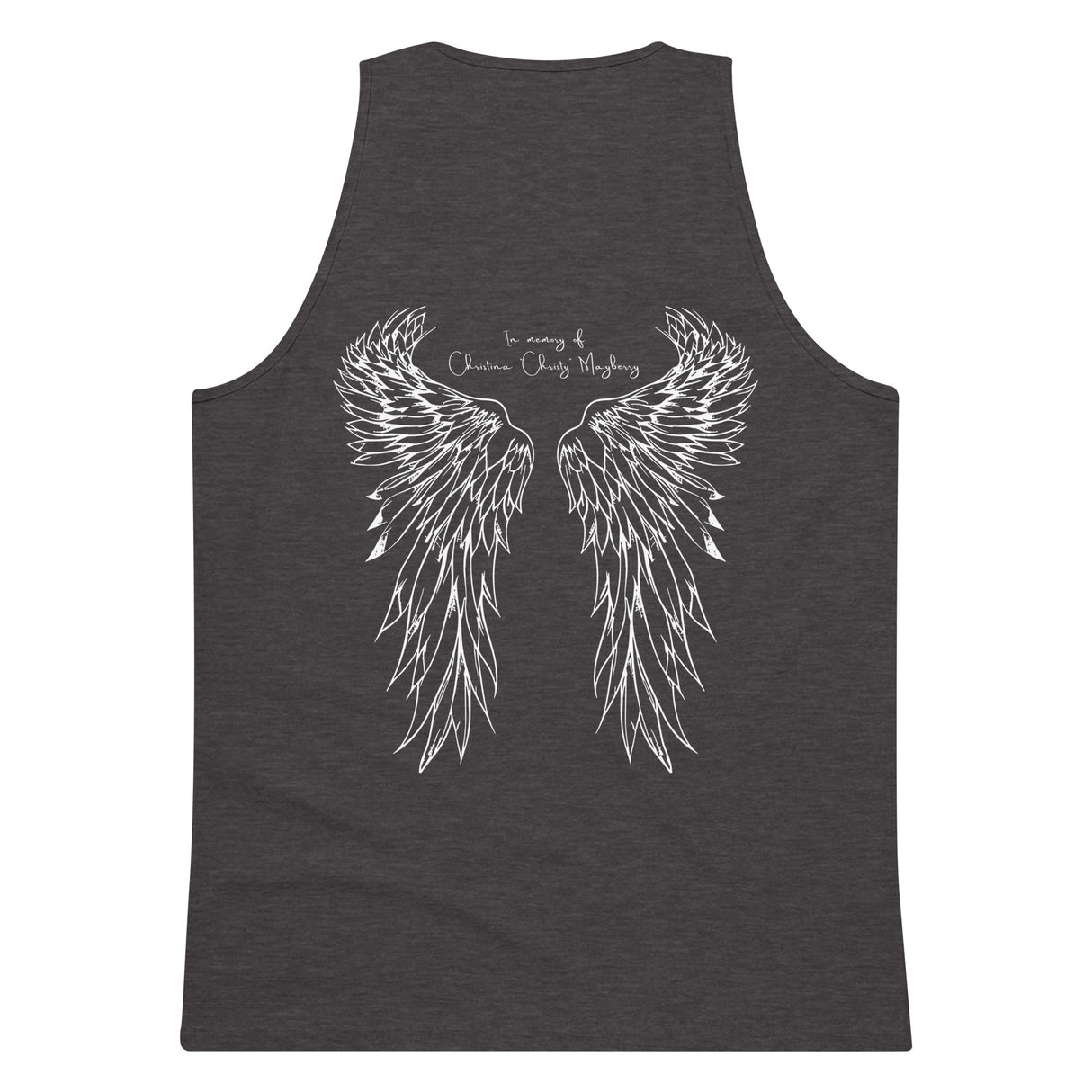 Even Heaven Has Leg Days (in memory of Christina "Christy" Mayberry) Premium Tank Top