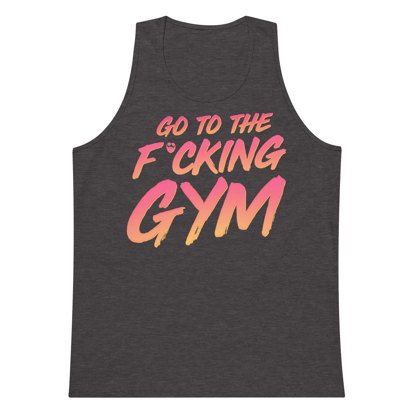Go To The F*cking Gym Sunset Premium Tank Top