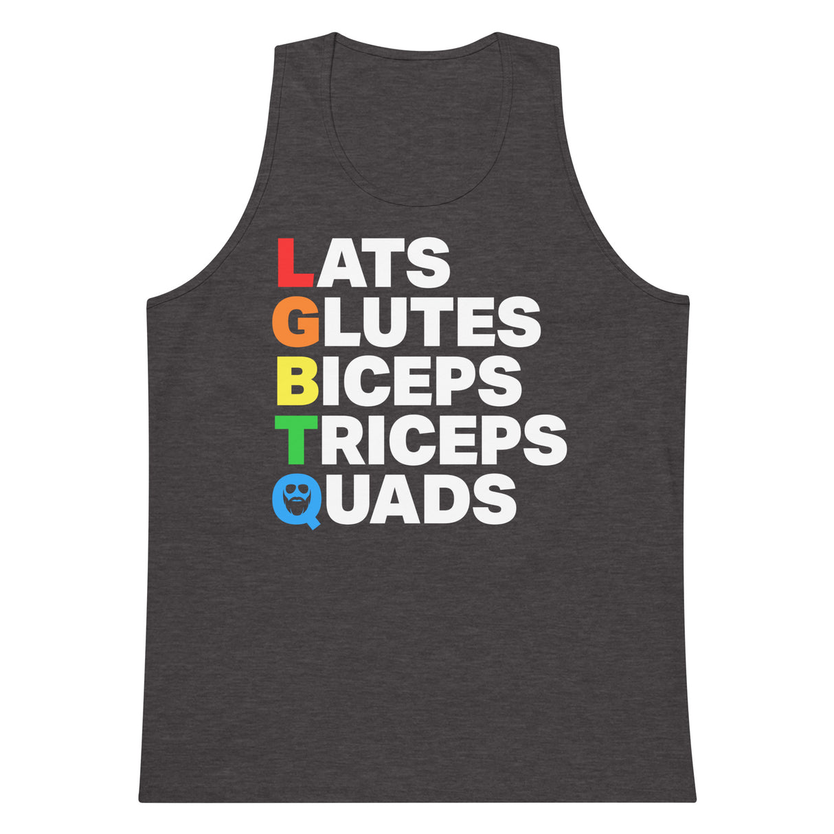 Muscle Alphabet Premium Tank Top