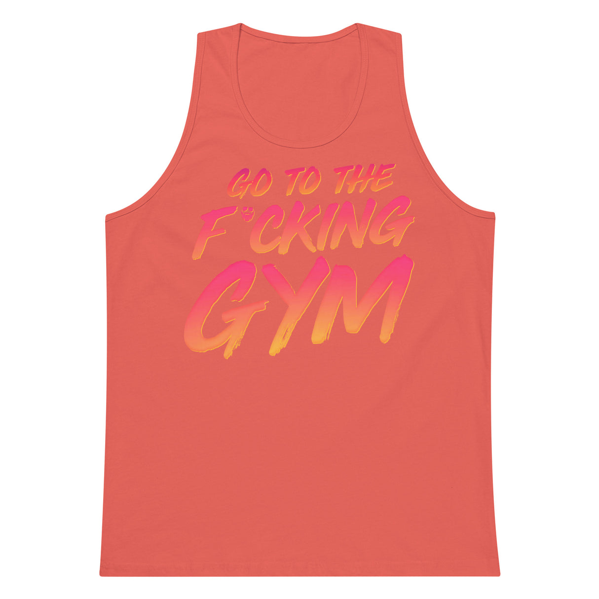 Go To The F*cking Gym Sunset Premium Tank Top