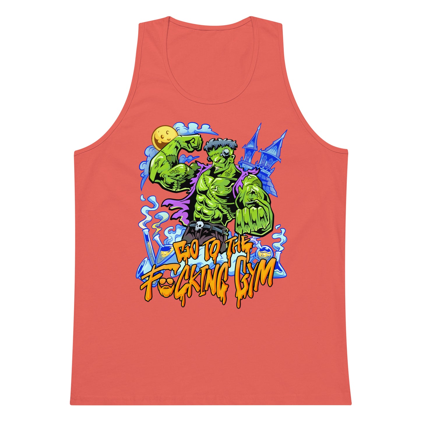 Frankenstein Go To The F*cking Gym Premium Tank Top