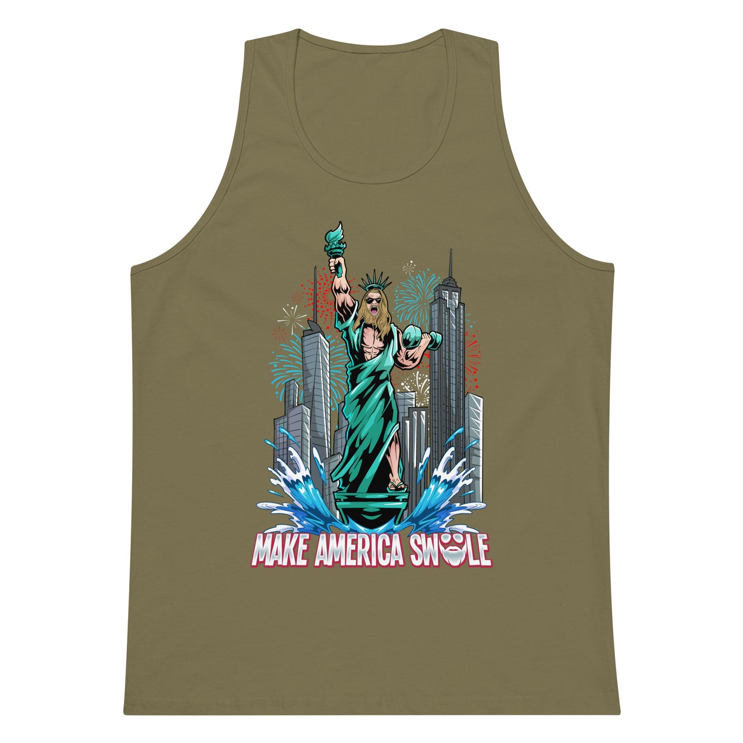 Make America Swole Premium Tank Top