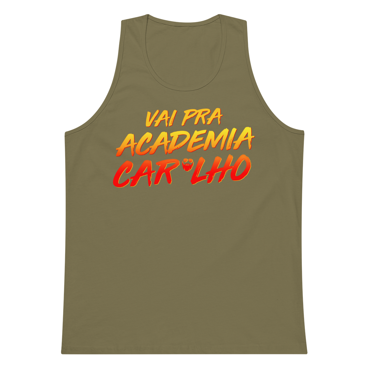 Vai Pra Academia Caralho Premium Tank Top