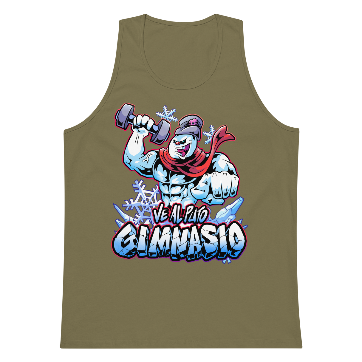 Frosty Ve Al Puto Gimnasio Premium Tank Top