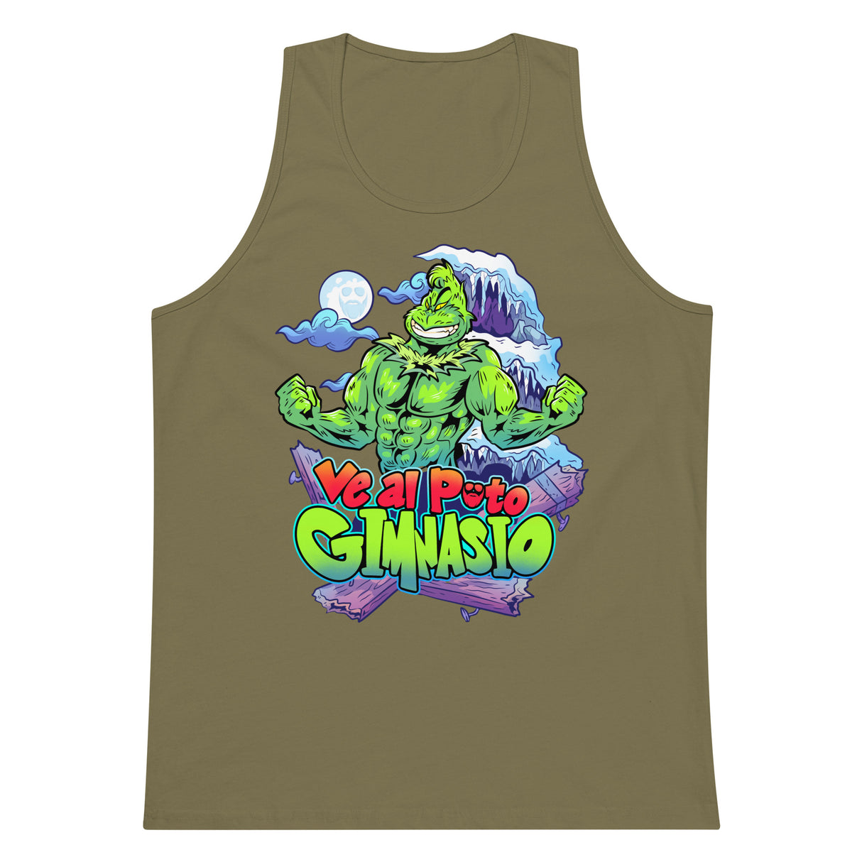 Ve Al Puto Gimnasio Grinch Premium Tank Top