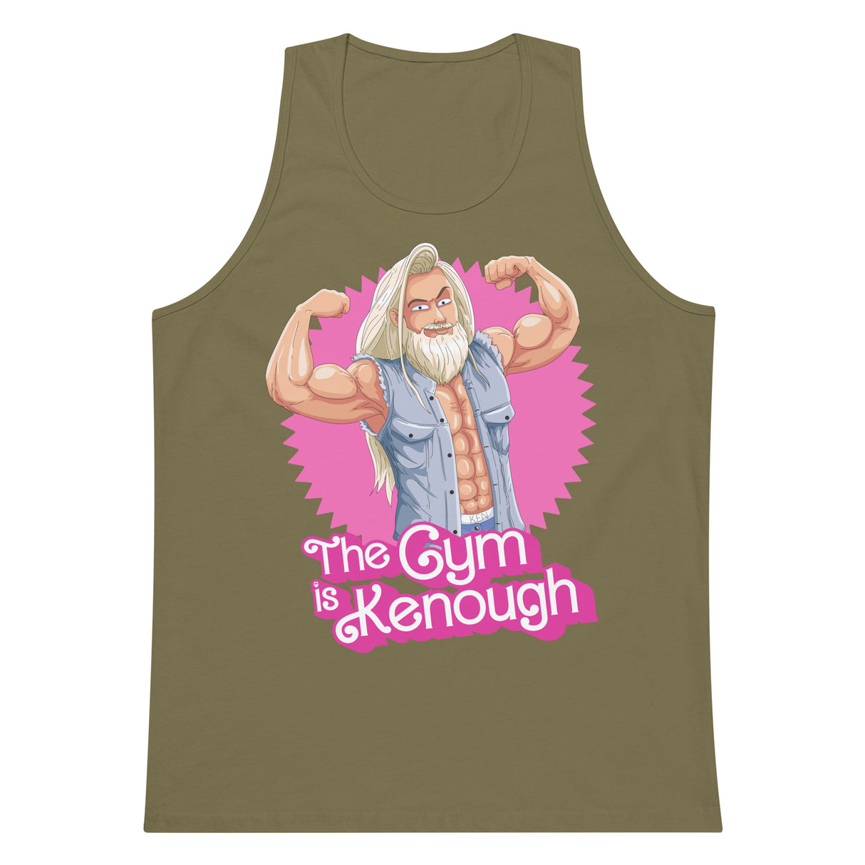 The Gym Is Kenough (Image) Premium Tank Top