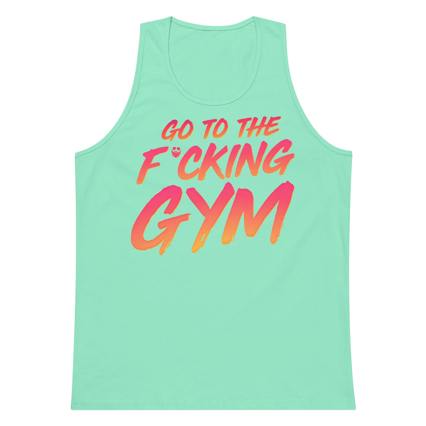 Go To The F*cking Gym Sunset Premium Tank Top
