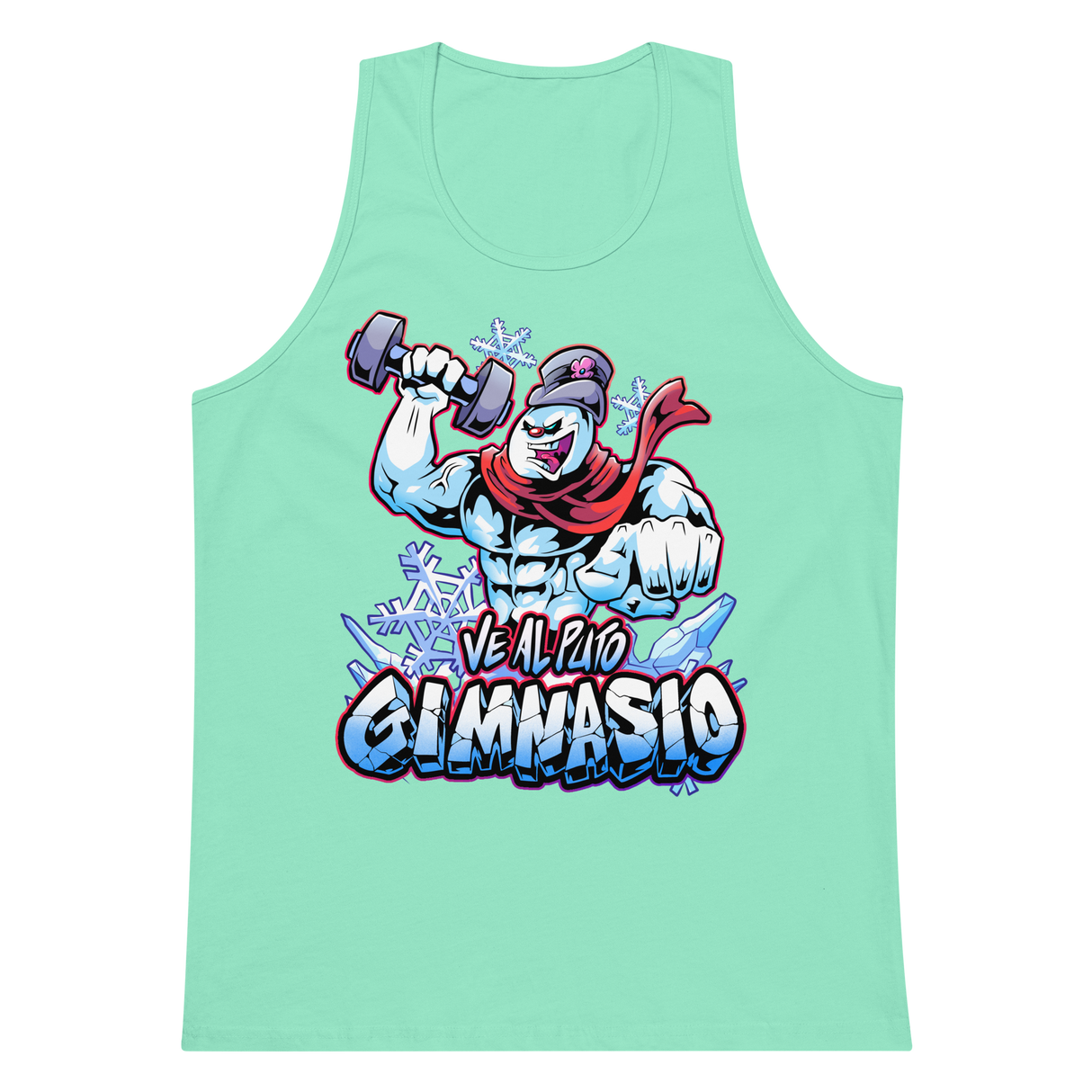 Frosty Ve Al Puto Gimnasio Premium Tank Top