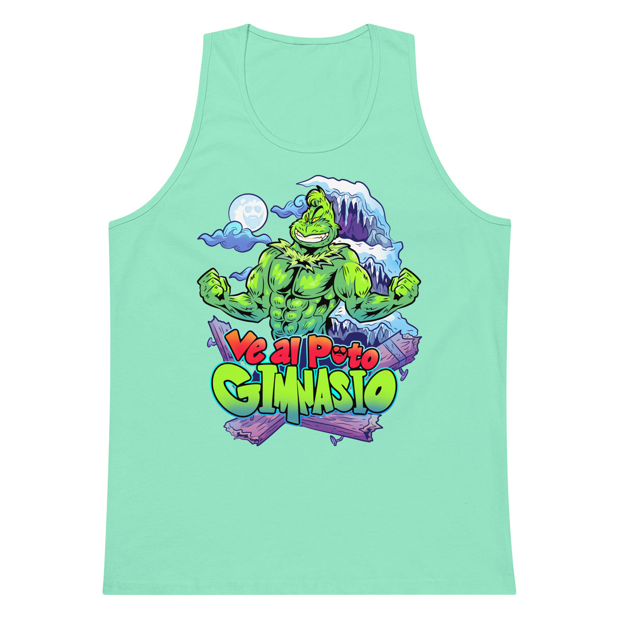 Ve Al Puto Gimnasio Grinch Premium Tank Top