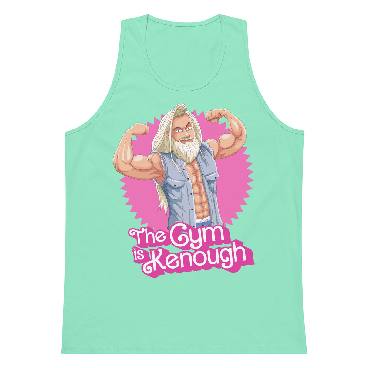The Gym Is Kenough (Image) Premium Tank Top