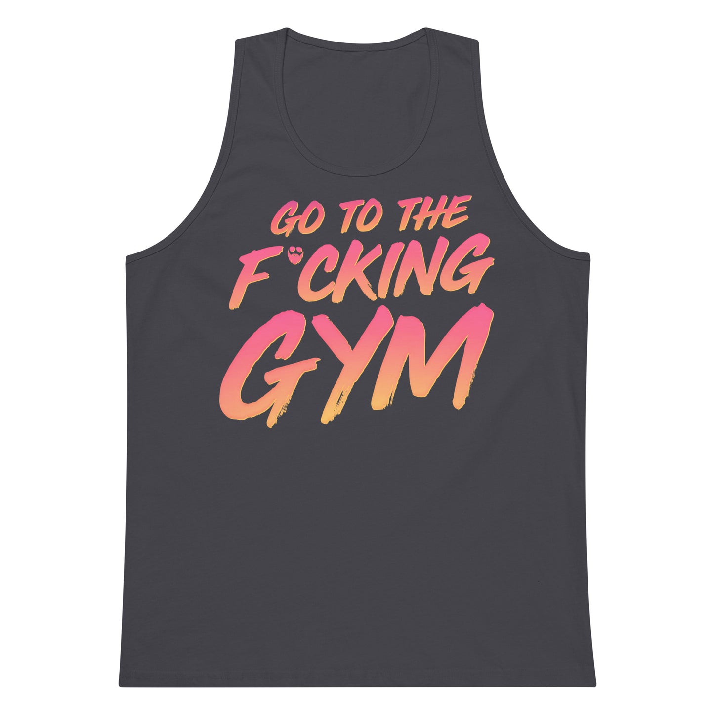 Go To The F*cking Gym Sunset Premium Tank Top