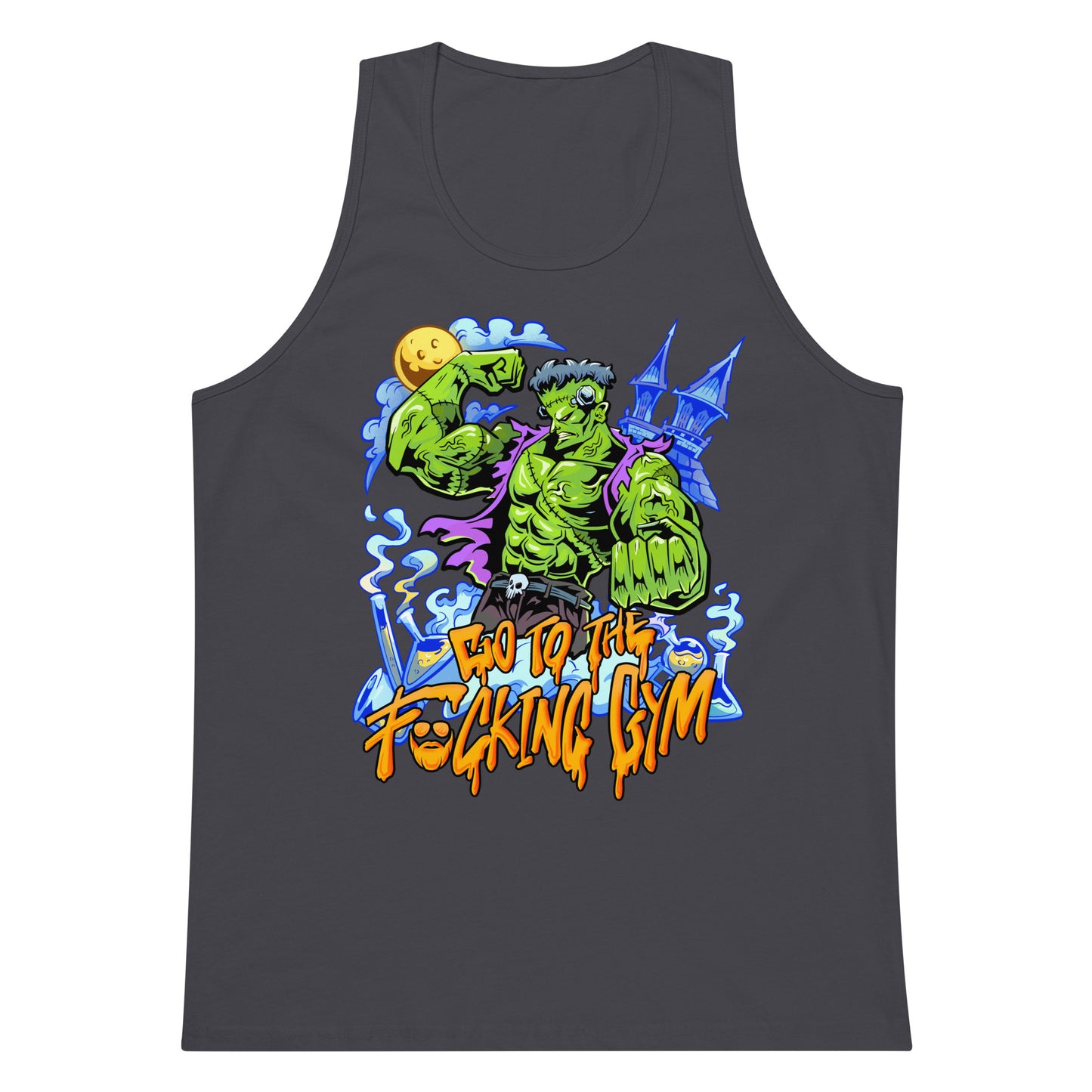 Frankenstein Go To The F*cking Gym Premium Tank Top