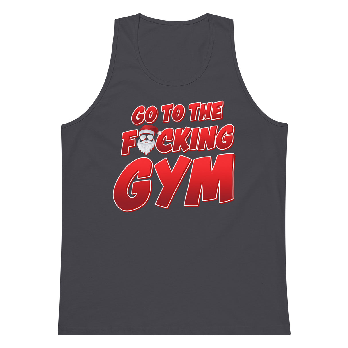 Go To The F*cking Gym Santa Premium Tank Top