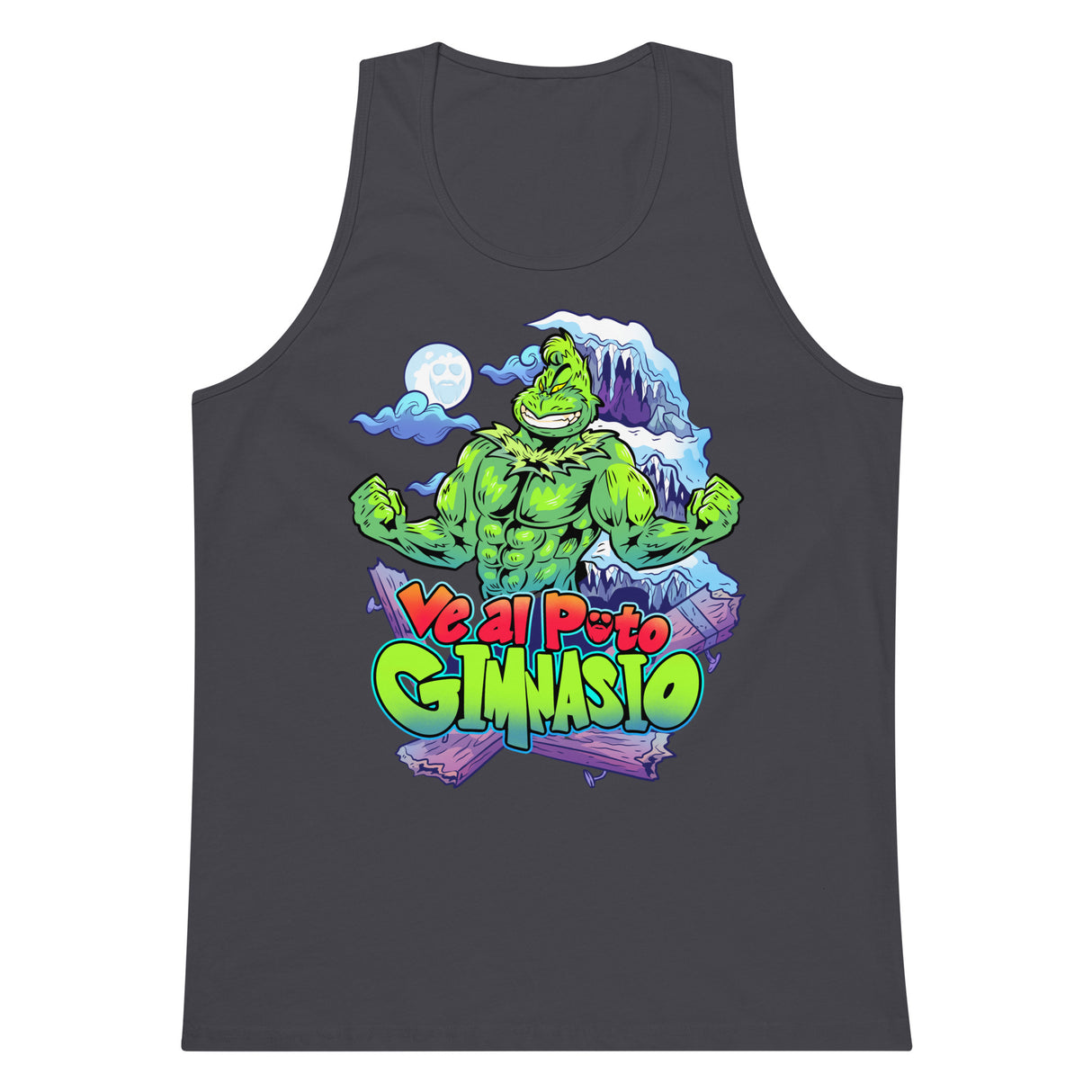 Ve Al Puto Gimnasio Grinch Premium Tank Top
