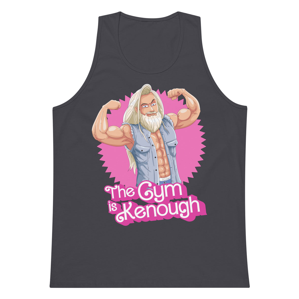 The Gym Is Kenough (Image) Premium Tank Top