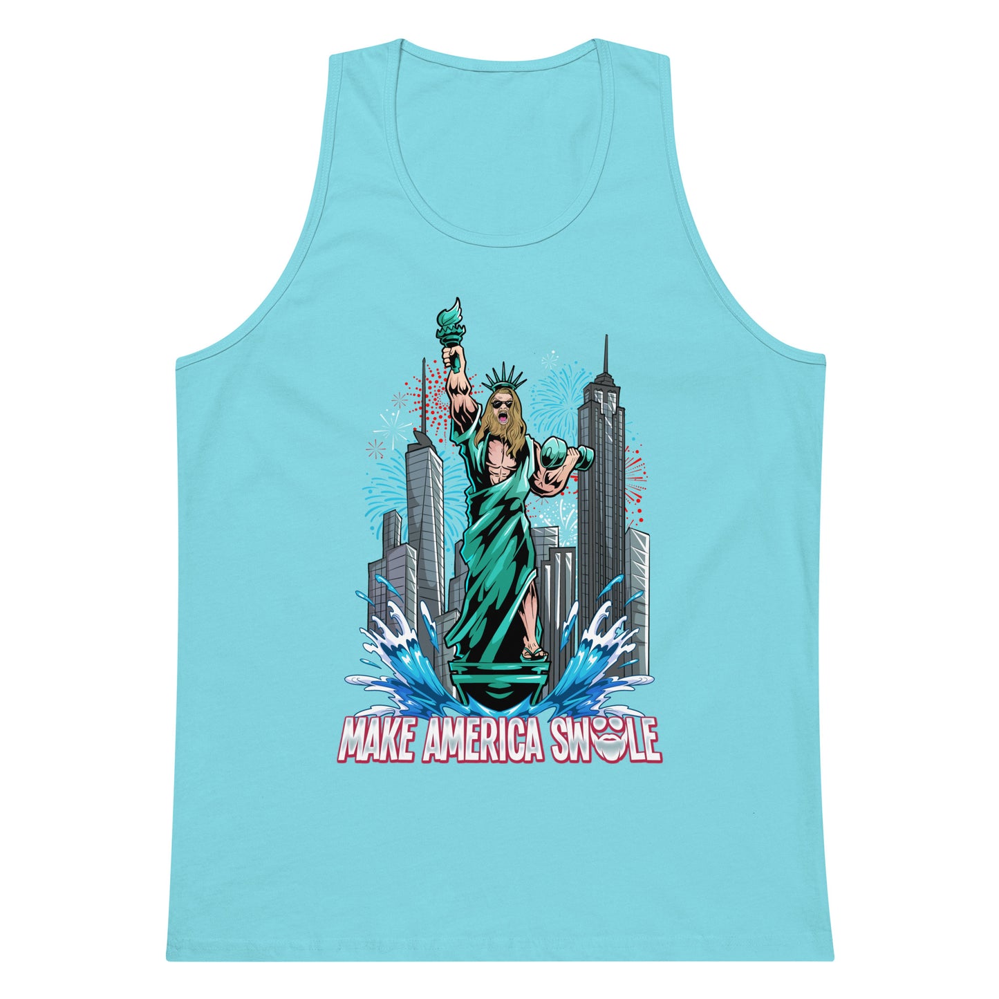 Make America Swole Premium Tank Top