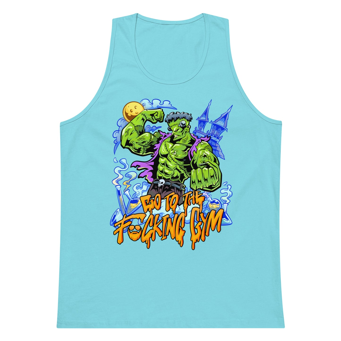 Frankenstein Go To The F*cking Gym Premium Tank Top