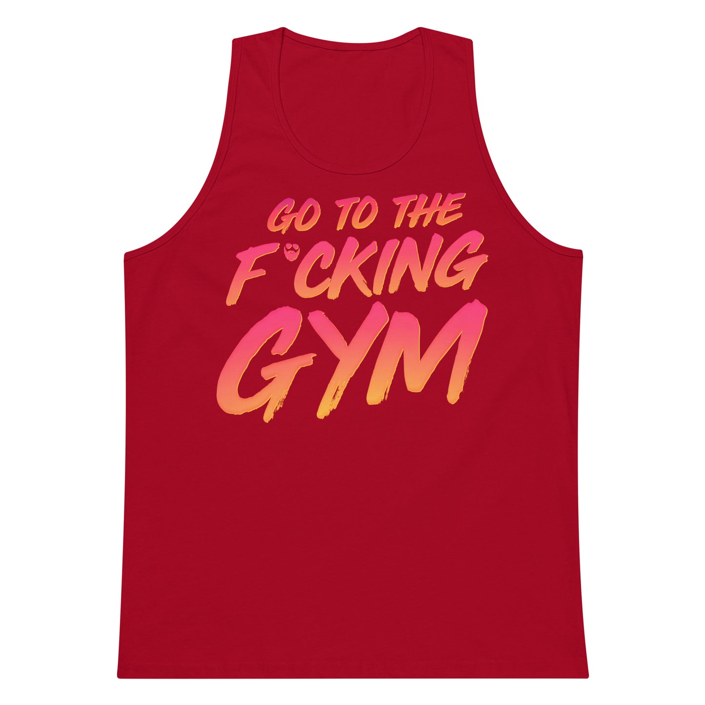 Go To The F*cking Gym Sunset Premium Tank Top