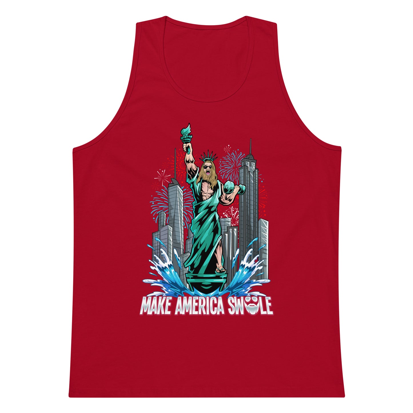 Make America Swole Premium Tank Top