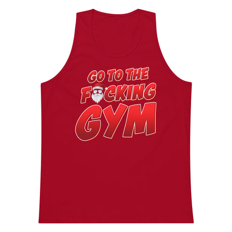 Go To The F*cking Gym Santa Premium Tank Top