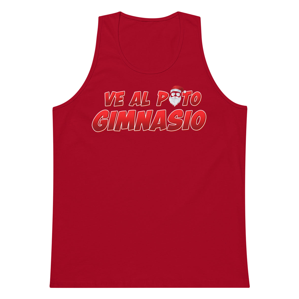 Ve Al Puto Gimnasio Papa Noel Premium Tank Top