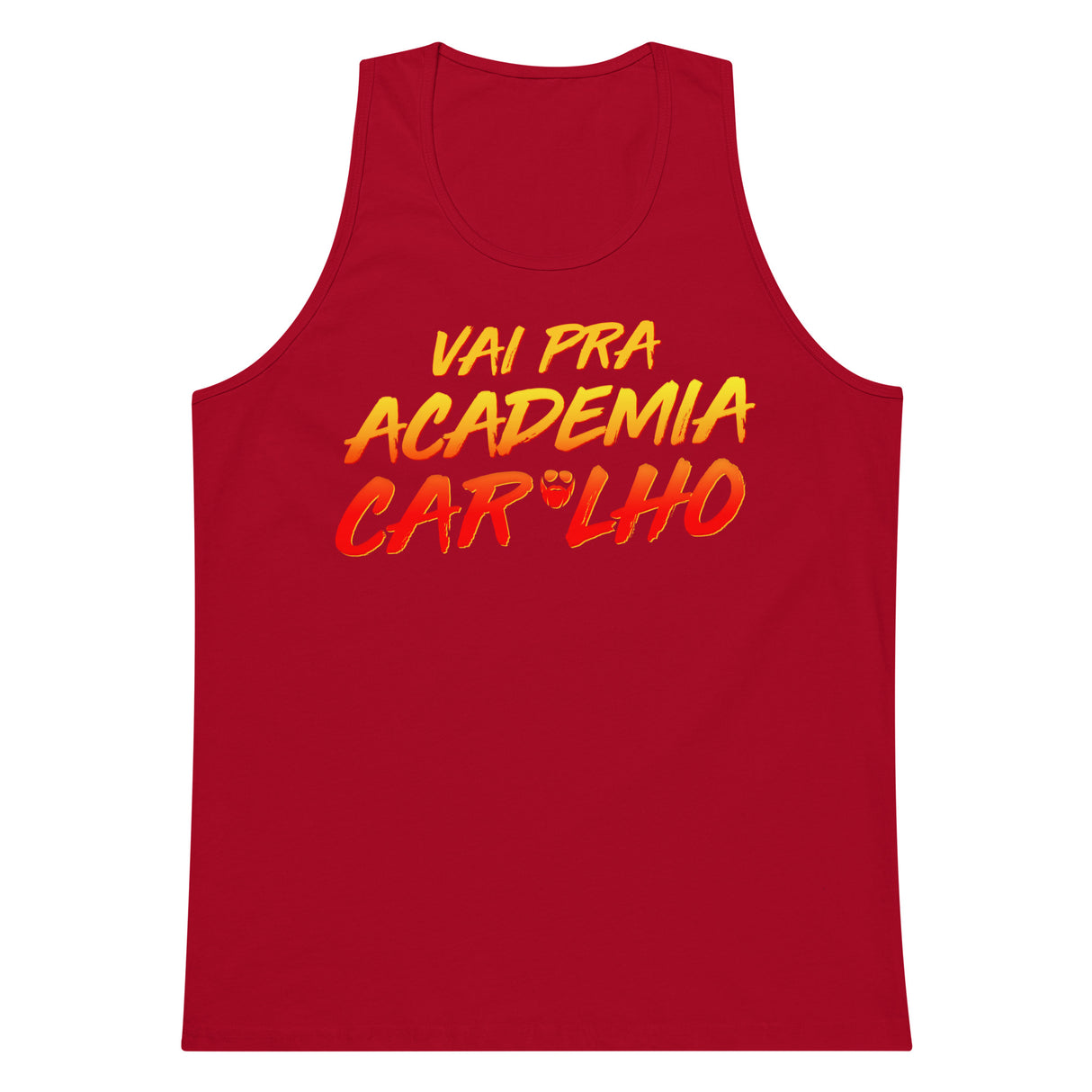Vai Pra Academia Caralho Premium Tank Top