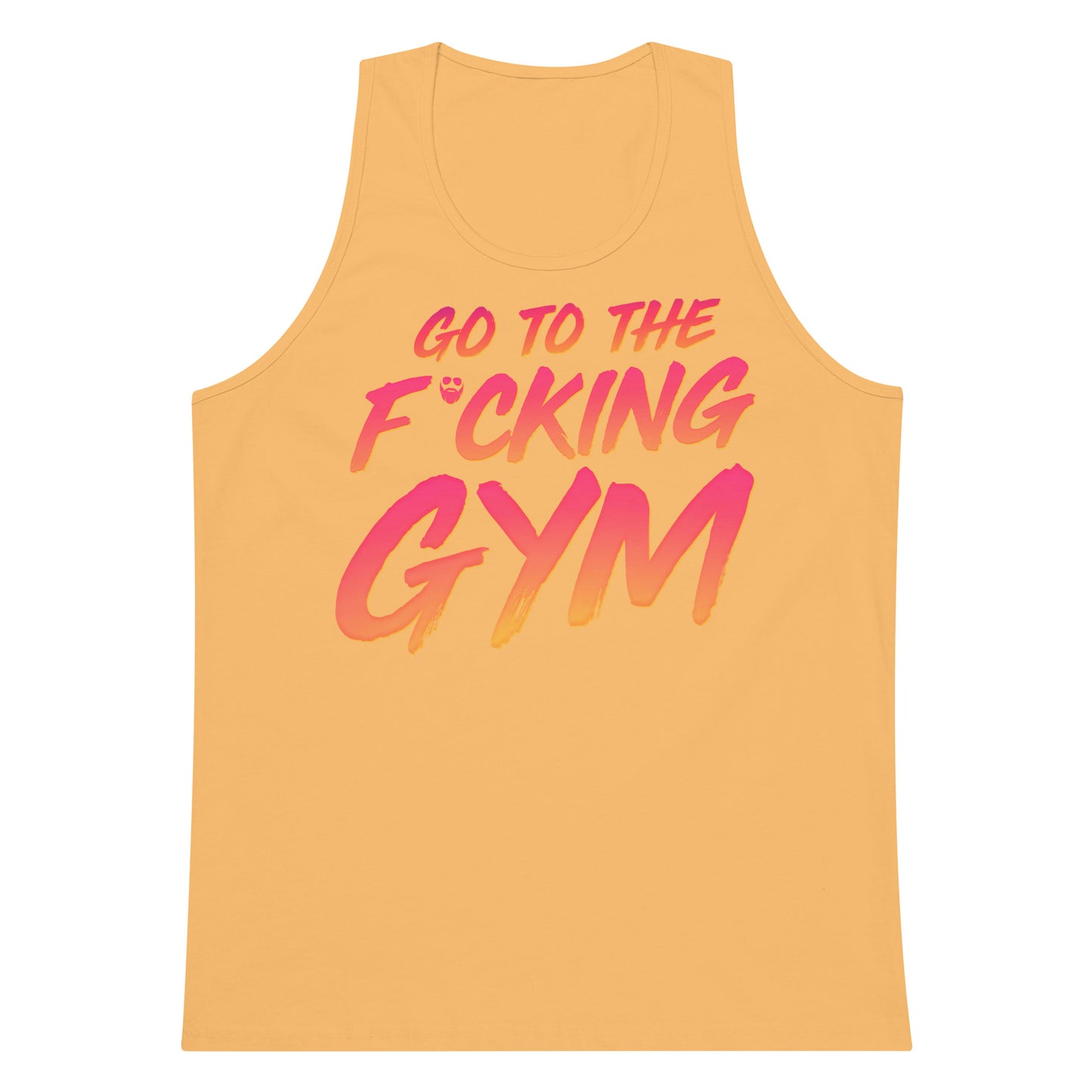 Go To The F*cking Gym Sunset Premium Tank Top
