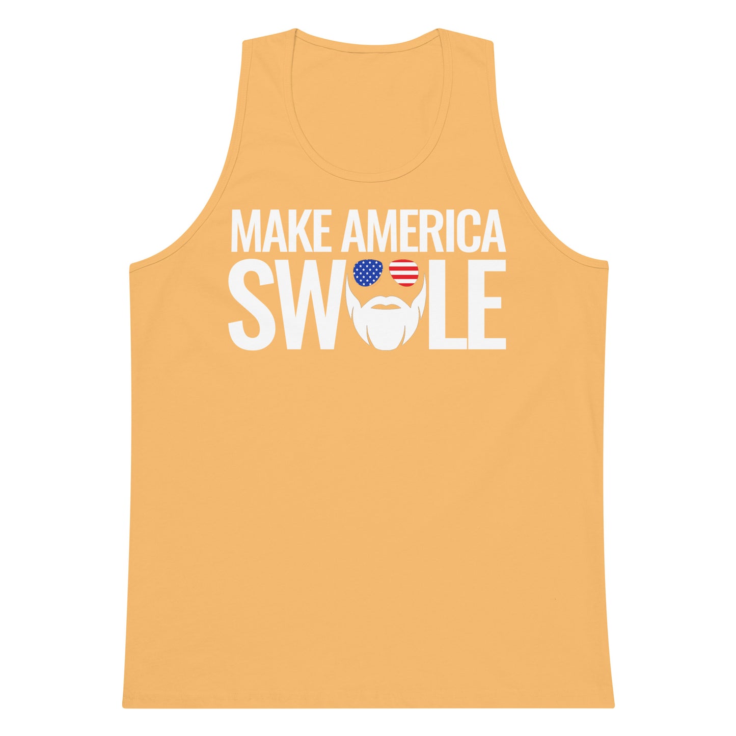 Make America Swole (Text) Premium Tank Top