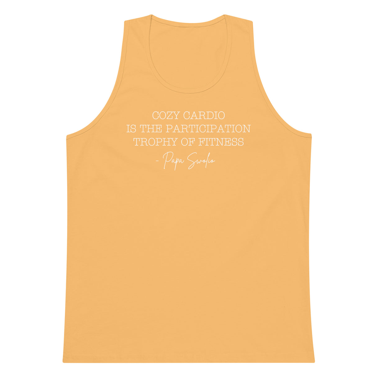 Cozy Cardio Is The Participation Trophy Of Fitness Premium Tank Top