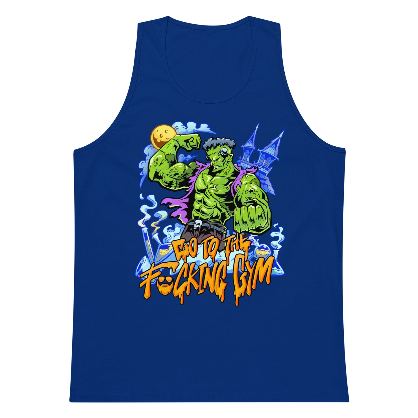 Frankenstein Go To The F*cking Gym Premium Tank Top