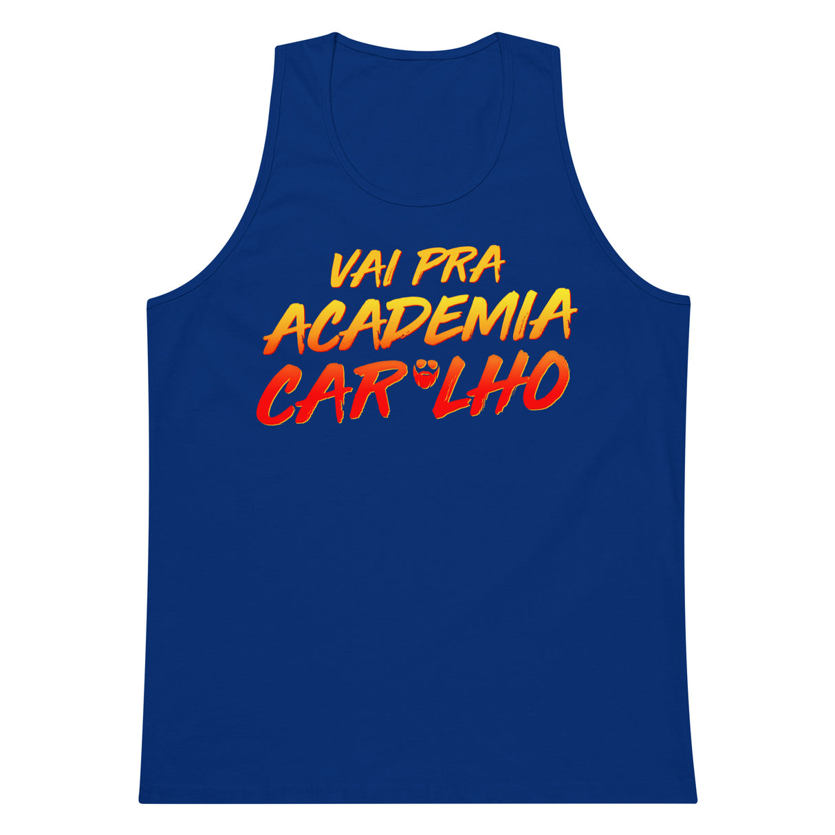 Vai Pra Academia Caralho Premium Tank Top