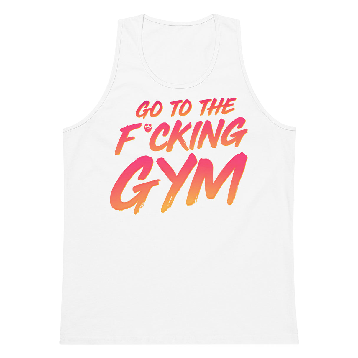 Go To The F*cking Gym Sunset Premium Tank Top