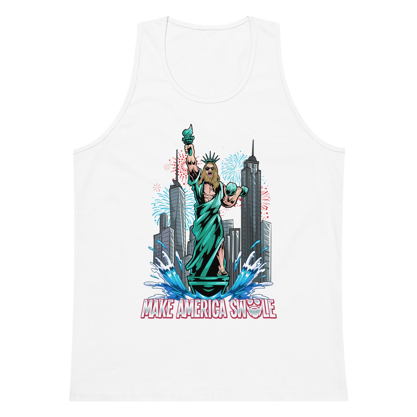Make America Swole Premium Tank Top