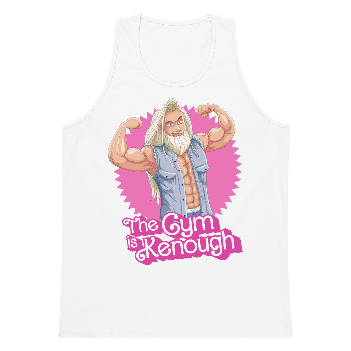 The Gym Is Kenough (Image) Premium Tank Top