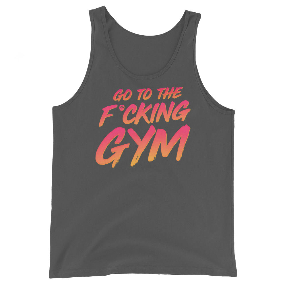Go To The F*cking Gym Sunset Tank Top